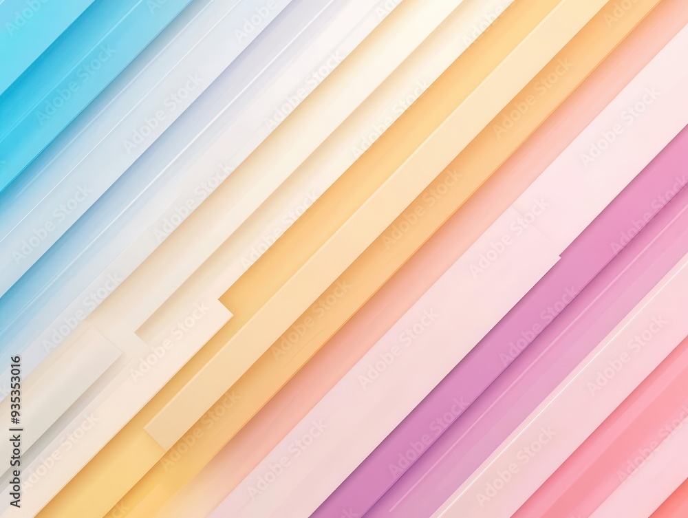 Poster bright spectrum with geometric patterns in gradients, dynamic abstract illustration, with high contr