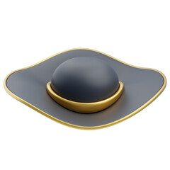 Elegant 3D Women's Wide-Brim Fashion Hat