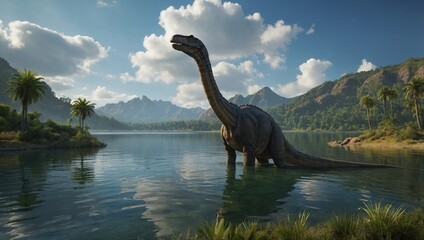 dinosaurs in the desert
