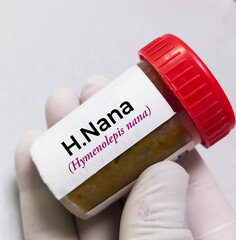 Stool specimen for Hymenolepis nana or H. Nana test.