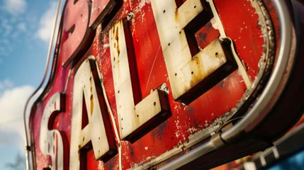 Vintage Sale Sign. © AUAChanel