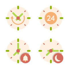 Calendar, Date and Time Icon and Graphic Element Resource