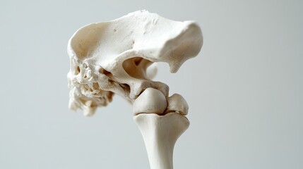 Obraz premium Understand the importance of bone health. A diet rich in calcium and vitamin D, along with weight-bearing exercises,