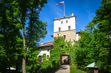 The castle in Korzkiew, near Krakow, Poland.	