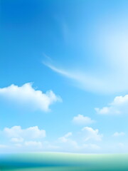 Obraz premium landscape with field and sky