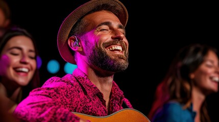 Musicians Creating Magic Together On Stage, Chemistry Strong