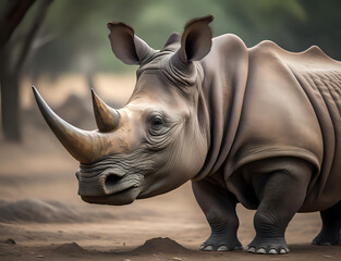 Fototapeta premium Nashorn