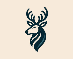 deer head vector