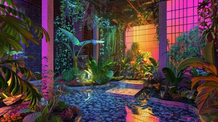 Vibrant urban oasis