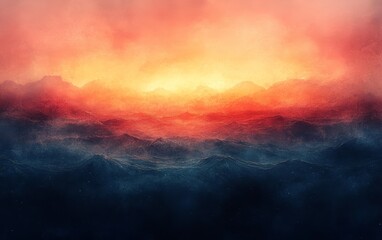 Naklejka premium Create a soft pastel gradient background that tran 506 sky, sunset, clouds, cloud, sun, nature, sunrise, orange, red, light, blue, color, evening, beautiful, cloudscape, fire, dusk, sunlight, landsca