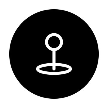 pin solid icon	