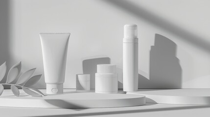 White backgrounds in packaging design convey simplicity and elegance.