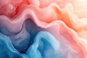 Obraz premium Imagine prompt a high professional quality abstract watercolor background seamless pattern. In light pastel tones featuring soft splashes and subtle alcohol ink effect
