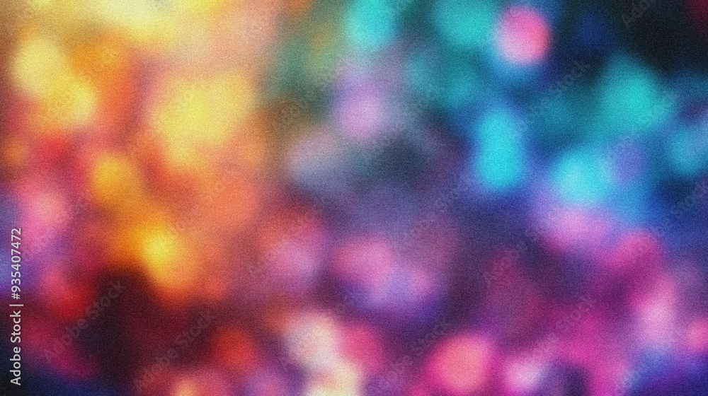 Poster abstract blurred colorful bokeh background texture.