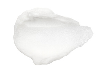 Render lard, pig fat spread isolated on white background