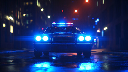 police car light