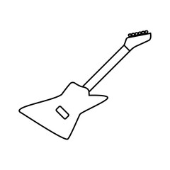 Guitar icon vector. acoustic illustration sign. audio symbol.