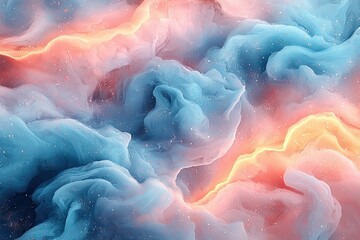 Fototapeta premium Imagine prompt a high professional quality abstract watercolor background seamless pattern. In light pastel tones featuring soft splashes and subtle alcohol ink effect