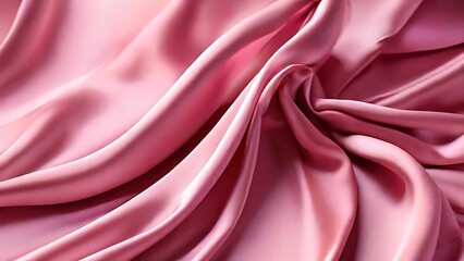 Obraz premium Smooth pink silk fabric background