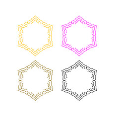 SPA WELLNESS AYURVEDA MASSAGE RESORT ZEN MEDITATION SIGN SYMBOL LOGO ISOLATED ON WHITE VECTOR