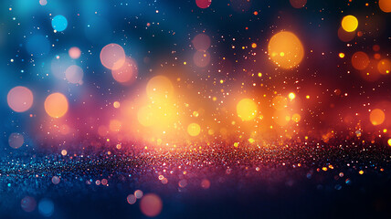 Obraz premium High-resolution motivational poster template with an inspiring quote, featuring a blurred background of colorful abstract shapes.