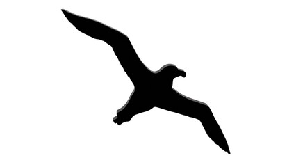 silhouette of a bird clip art