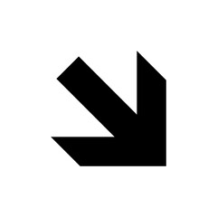 ISO emergency and first aid safety signs_evacuation route symbol only