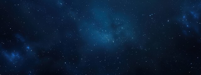 Naklejka premium Dark blue night sky with stars