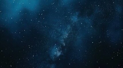 Fototapeta premium Dark blue night sky with stars