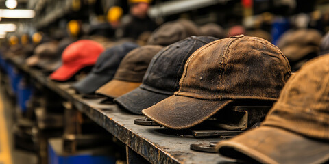 in the warehouse of the old hat factory