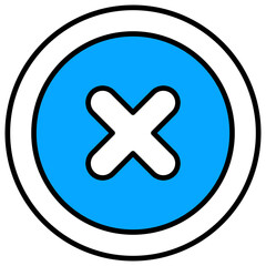 Obraz premium No Icon Design. Represents Negative Response, Rejection, Decline, No. Transparent PNG.