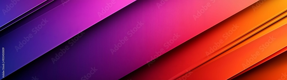 Aufkleber a vibrant gradient of angled stripes transitioning from purple to red, creating a dynamic and colorf