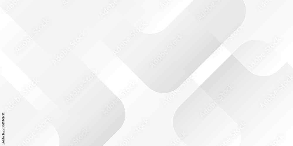 Poster white and grey minimal geometric background. gradient line background random square shape design. ab