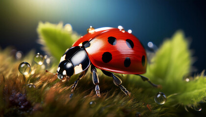 Obraz premium a Ladybug