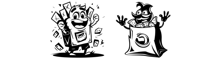 
human,flat illustrations,landing,group of objects