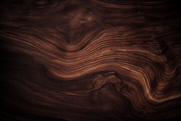 Fototapeta premium Walnut Wood texture, Natural light warm color wood texture with unique grain patterns. Close up of a wooden surface background.