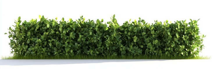 Obraz premium Transparent 3D illustration of a bush