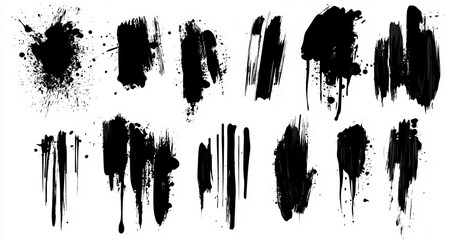 Grungy black chalk cross hatch on white background, isolated on clipping path