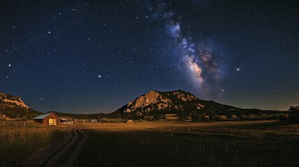 12082007 98 A starry night sky, with the Milky Way visible in all its glory --ar 16:9 --style raw --stylize 250 --v 6.1 Job ID: 96f9e564-d95b-4cf1-aa4a-6d864c4833bd