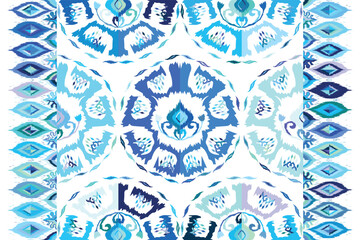 Hand draw Ethnic abstract geometric flower pattern design.geometric ethnic oriental seamless pattern traditional.great for textiles, banners, wallpapers, wrapping vector design.