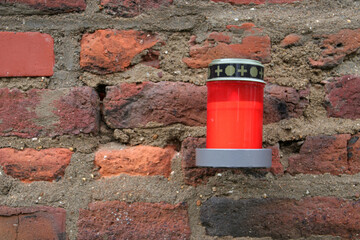 grabkerze am urnengrab