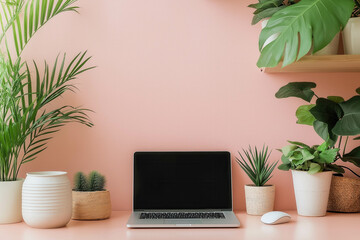 Laptop White Background No Person