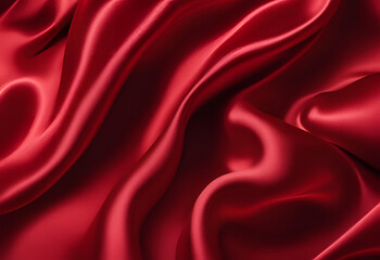 Obraz premium red satin backgound