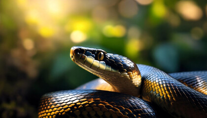 Fototapeta premium Close-Up of a Snake