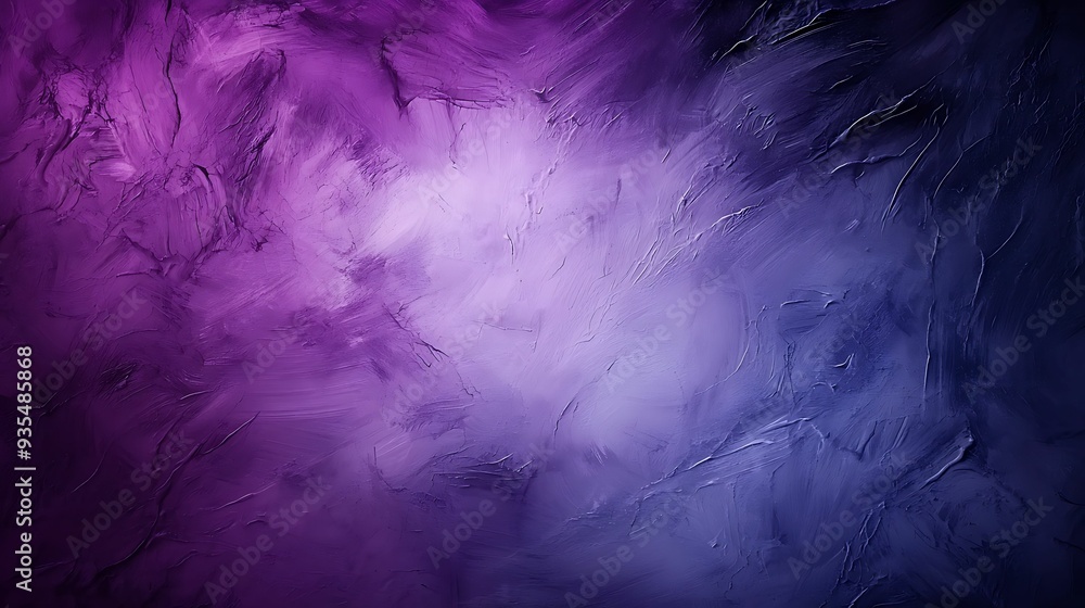 Poster dark violet gradient blending into soft purple hues, with gentle highlights creating a smooth textur