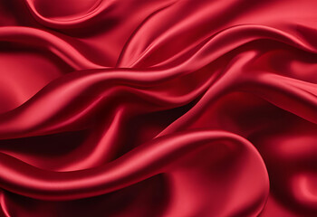 Obraz premium red satin backgound