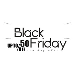 Flat black Friday sale background design