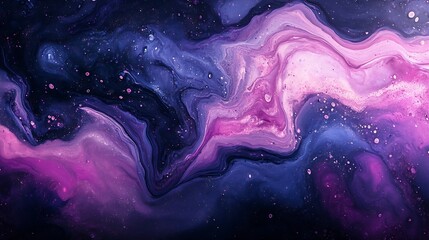 Abstract paint color background Exoplanet cosmic sea pattern paint stains Marbleized effect Background with abstract swirling paint effect Liquid acrylic picture with flows and splashe : Generative AI
