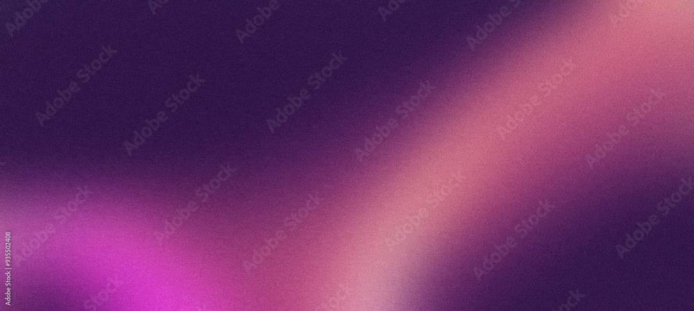 Wall mural purple grainy texture with diagonal light leak creating abstract background