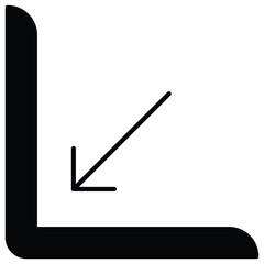 Edge Seal Technology Icon Design. Represents Edge Sealing, Edge Protection, Seal Technology, Protective Edging. Vector icon.